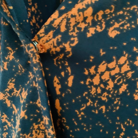 CAbi 101 Python Print Border Wrap Blouse, Medium - Picture 6 of 15